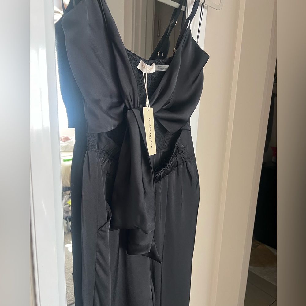 NWT Ramy Brook Brit Front Tie Cutout Jumpsuit XS - Picture 9 of 14